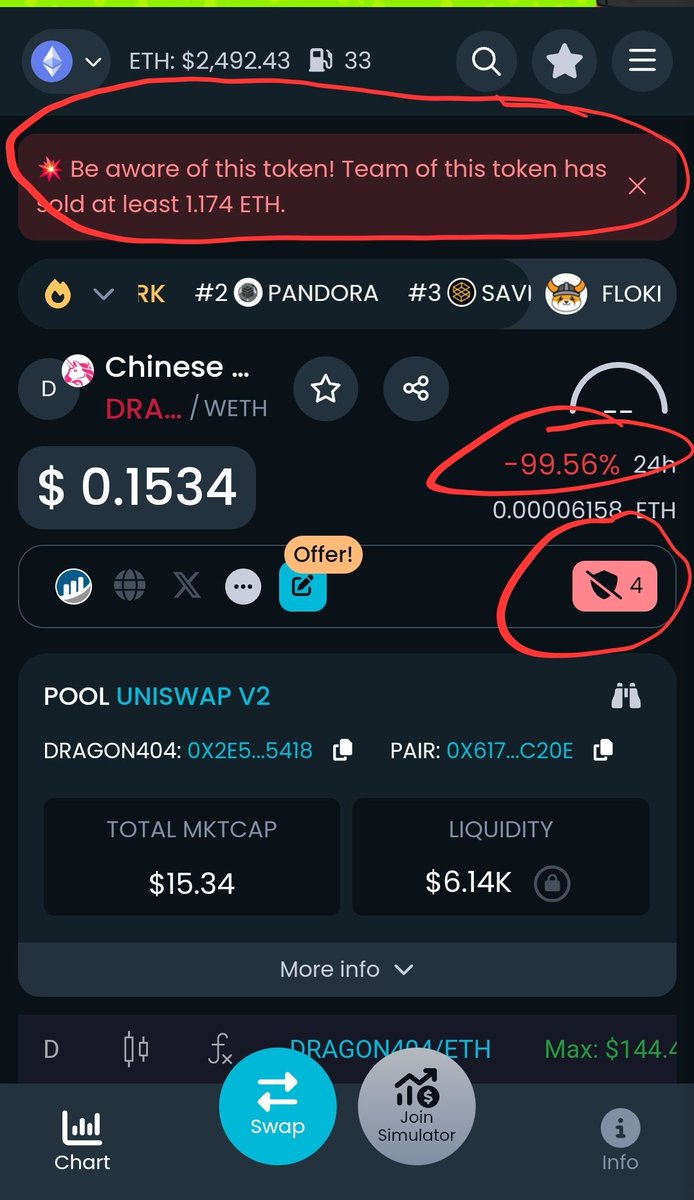 quickintel_ai's tweet photo. Gm everyone!
This is why we do what we do.
Thanks to this scammer for validating we stopped his scammy path. We hope no one was affected.
We will continue to work towards a better #Web3 and these scammers days are over.
Sorry, not sorry.
#QuickIntel #ShadowShield https://t.co/VKNI8fpnlf