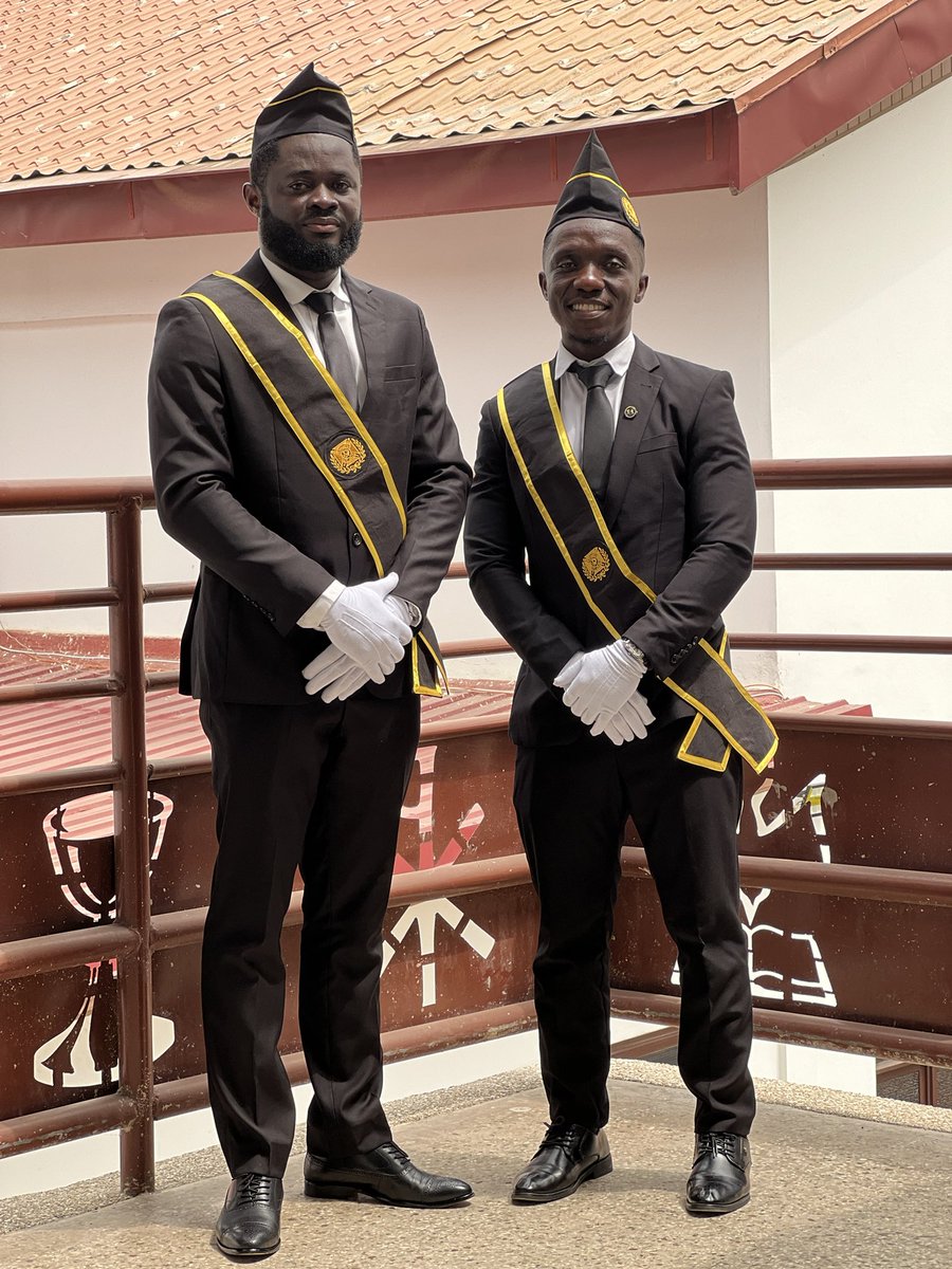 Ksji911's tweet photo. Go therefore and make disciples of all the nations, … (Matthew 28:19)

#ksji911 is honored to introduce two (2) newly initiated members into the Noble and Ancient Order during our February 2024 monthly meeting. 🙏

Mr. Kwabena Frempong (911)
Mr. Peter Danso (911)

Welcome! https://t.co/KlnC8EAcu2