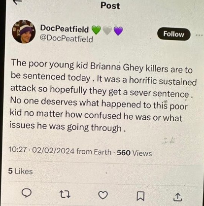 AidanTheJester's tweet image. Hello @LJMU - the person in this screenshot is apparently on your faculty &amp;amp; can be seen here dehumanising a murdered teenage girl. 

Would you care to take some action or is this acceptable in your institution?