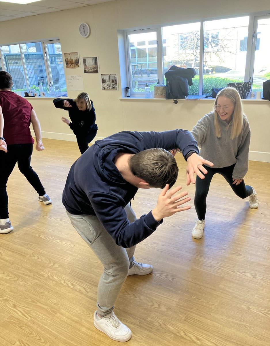 RBOschools's tweet photo. Staff from John Bunyan Primary School &amp; Nursery in Braintree battled it out during their CPD, learning the repertoire from 'the fight scene' in Romeo &amp; Juliet. ⚔️ 

Did we mention our #CreateandDance CPDs are FREE? Find out where we're heading next! 👉 https://t.co/HKqeBcgi0k https://t.co/CMr48nYu9n