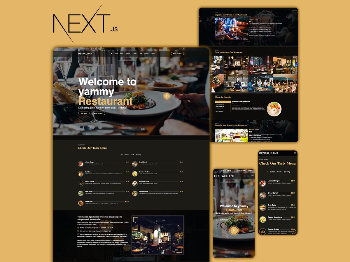 DStudioTech's tweet photo. 💥 Master NextJS &amp; TypeScript for a Full Stack Restaurant Website
Watch this: https://t.co/CFs8El1D4r

#html #css #javascript #typescript #webdesign #webdesigner #webdeveloper #nextjs #ReactJS #restaurantwebsite #webdevelopment https://t.co/PL7uQqyVqv