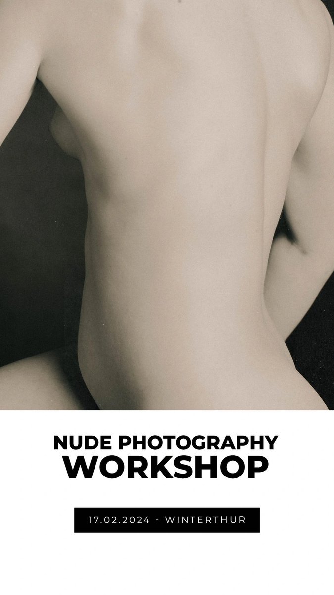 Für die Fotografiefreunde hier. Neue Workshops. Aktfotografie, wie ich ihn verstehe. #winterthur #Lagerplatz