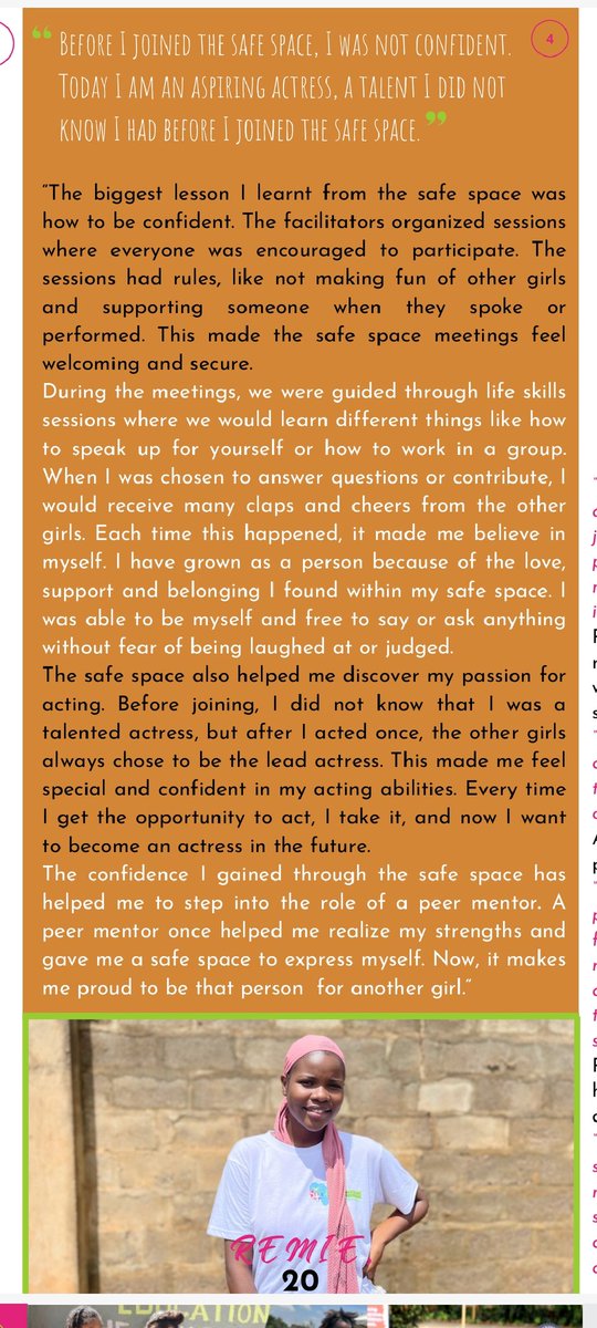SLUMorg's tweet photo. #Voices of #Girls on how they have been impacted by the adolescent girls power program at the 12 safe spaces in Kawempe and Nansana divisions. About 580 girls are on been part of the beneficiaries. The #agpp with funding from @CRVPF1 #CentralCluster @AFFCAD https://t.co/7et9yGjNgY