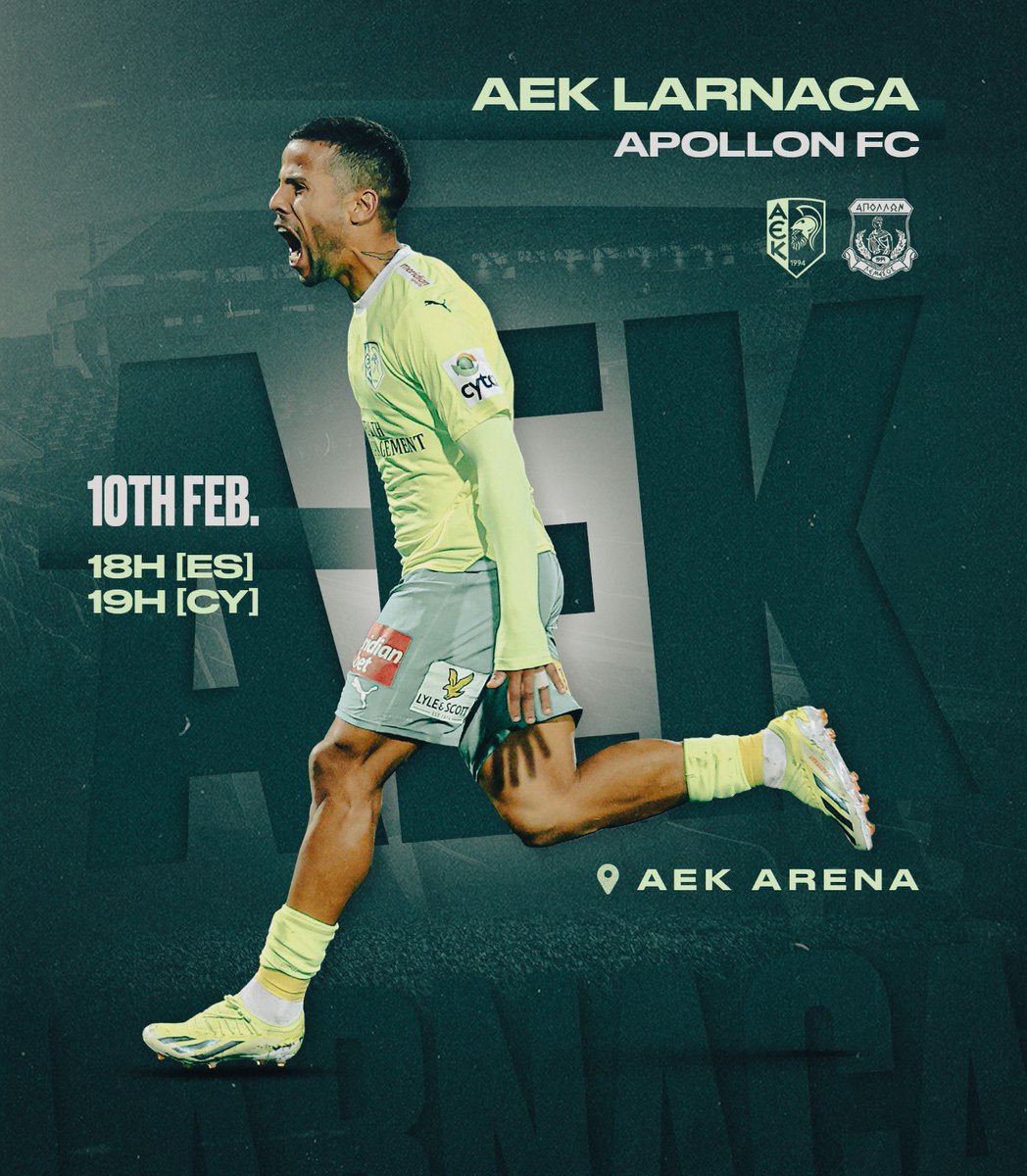 All set at home. Let’s go all out ✊🏽🔰
<a href="/AEKLARNACA/">AEK Larnaca</a> #MatchDay