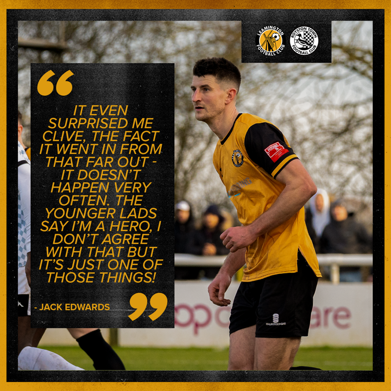 LeamingtonFC's tweet photo. 🗣 Listen to Jack Edwards' interview with @cliveeakin on @BBCCWRSport on the link below! 

The interview starts at 48:30 😁

#LEAROY