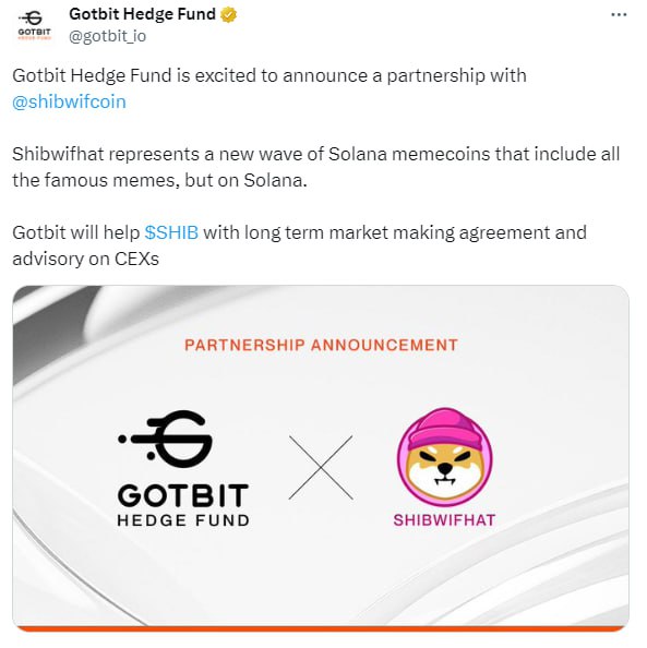 $SHIB (@shibwifcoin ) not only listed in @BitgetWallet BUT NOW sorted a long term partnership with @gotbit_io<a class="tags" target="_blank" title="On Twitter" href="/?out=eyJ0eXAiOiJKV1QiLCJhbGciOiJIUzUxMiJ9.eyJpYXQiOjE3MjIzODIzMzYsImlzcyI6InR3cG9ybnN0YXJzLmNvbSIsIm5iZiI6MTcyMjM4MjMzNiwiZXhwIjoxNzUzOTE4MzM2LCJyZWRpcmVjdF91cmwiOiJodHRwczovL3R3aXR0ZXIuY29tL3NoaWJ3aWZjb2luIn0.zkIvxrrp8h75q_E-Ym1NlMzFilrBJRgon7ZHamtivTK_NUIUIW5jVRhYferkoLBIHHs--IFGhsxWwgB09m5FfQ">@shibwifcoin</a><a class="tags" target="_blank" title="On Twitter" href="/?out=eyJ0eXAiOiJKV1QiLCJhbGciOiJIUzUxMiJ9.eyJpYXQiOjE3MjIzODIzMzYsImlzcyI6InR3cG9ybnN0YXJzLmNvbSIsIm5iZiI6MTcyMjM4MjMzNiwiZXhwIjoxNzUzOTE4MzM2LCJyZWRpcmVjdF91cmwiOiJodHRwczovL3R3aXR0ZXIuY29tL0JpdGdldFdhbGxldCJ9.SGb8yWJAefAEr-BBUgTFfhTUU_y8kfXu75JbsE1gIVAnt6IzBMCk1-O2ChFuiVymNGB2Hdf-POomgcDniW2WWQ">@BitgetWallet</a>