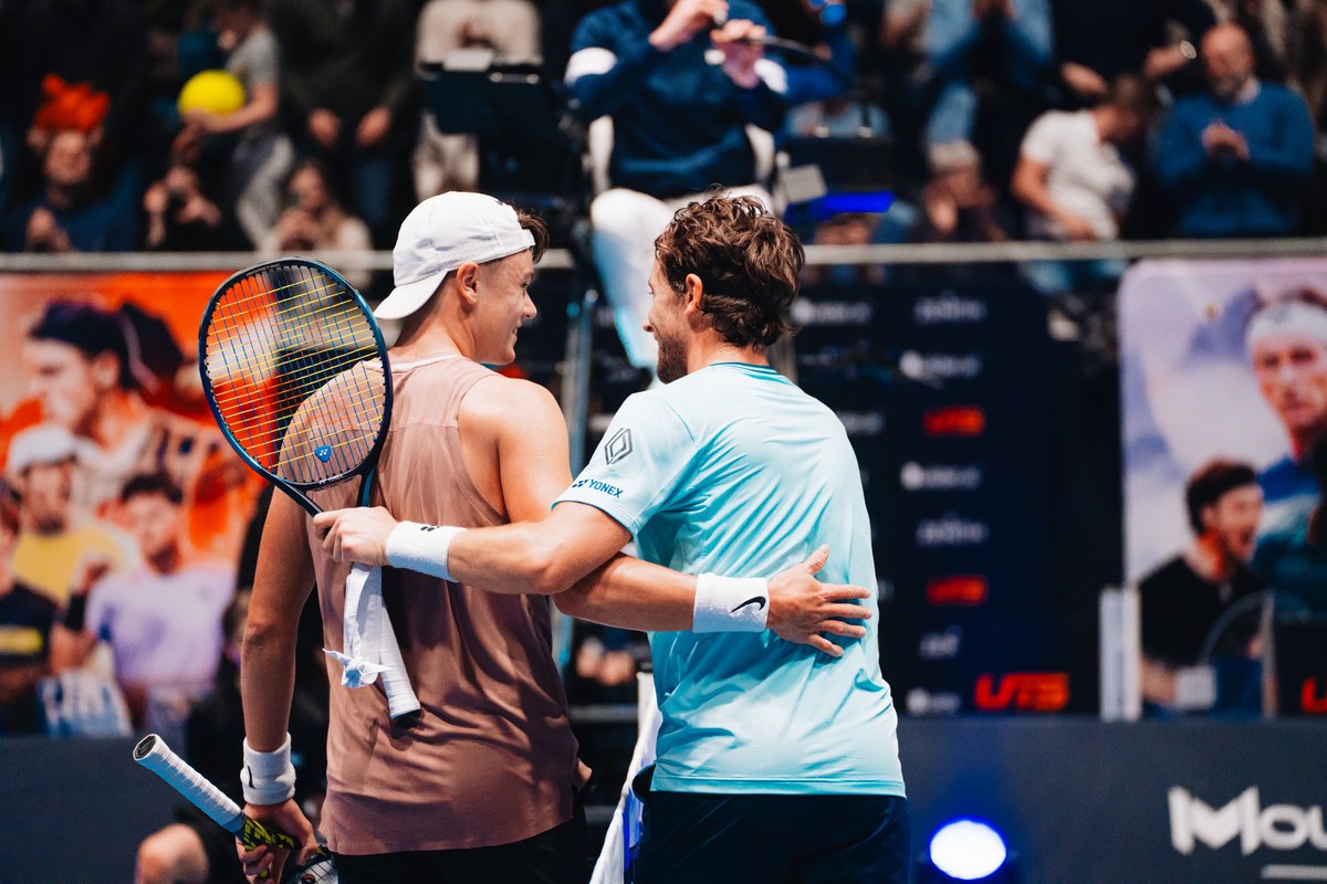 uts_tour_'s tweet photo. Epic ⚔️

The Battle of the North between @CasperRuud98 and @holgerrune2003 is already one of the most unforgettable moments of the UTS history #UTSOslo 🇳🇴 https://t.co/6ew7rk5jKP