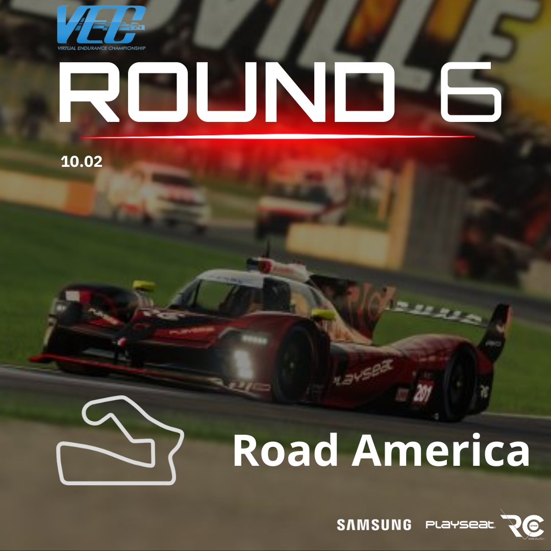 6 hours of Road America 🇺🇸 - <a href="/rf2VEC/">rF2 VEC</a> 

🏎️#1 <a href="/JakeDenehan/">Jake Denehan</a> &amp; <a href="/PetarBrljak/">Petar Brljak</a>
🏎️#201 <a href="/Kimeee56/">Darius Andrei</a> &amp; <a href="/AerleRik/">Rik van Aerle</a>

Qualifying is starting now &amp; Race will be at 13:00 CET

🎥youtube.com/watch?v=YTPA0B…

#RC #Rfactor2 #Simracing