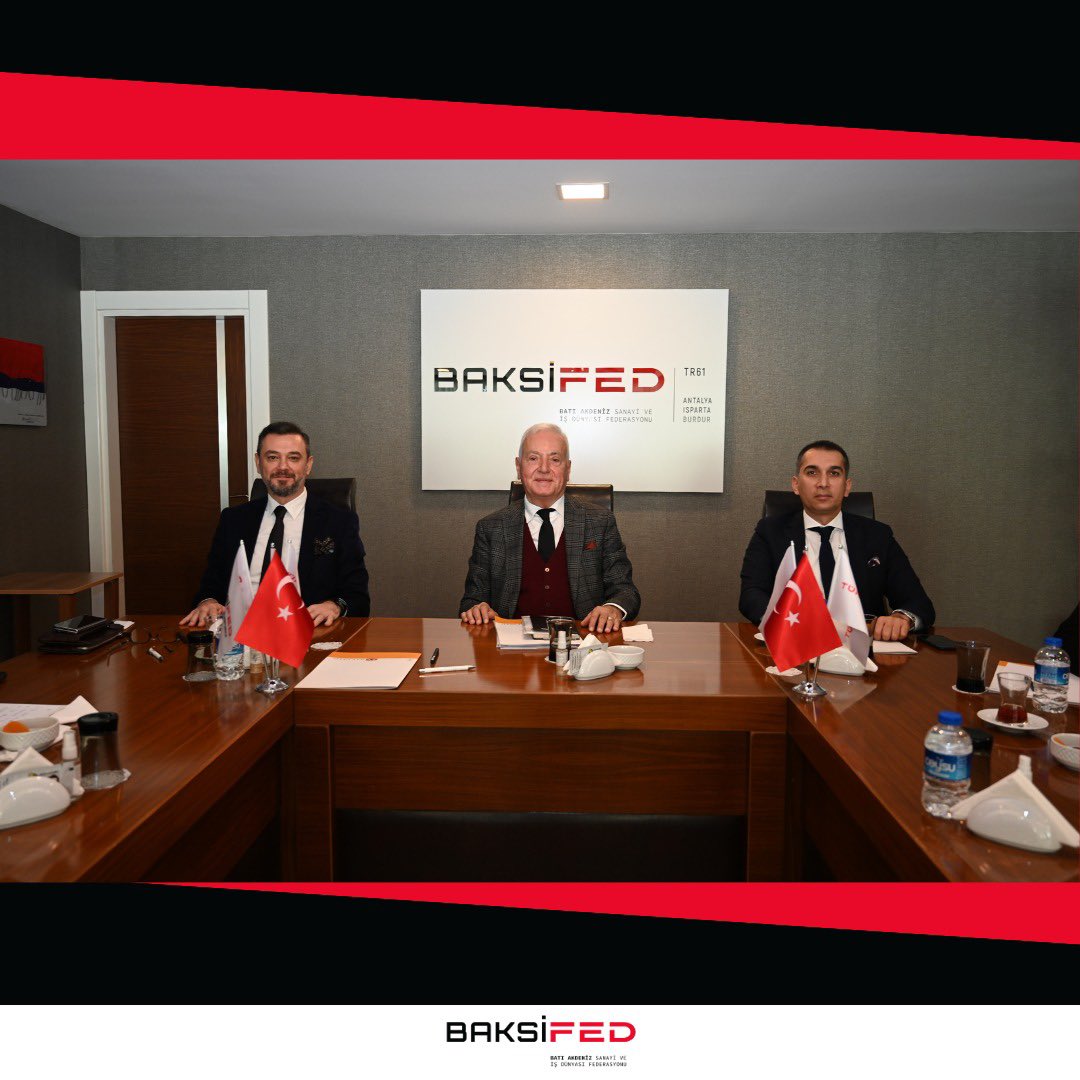 Baksifed's tweet photo. Batı Akdeniz Sanayi ve İş Dünyası Federasyonu (BAKSİFED), BAKSİFED Başkanı Abdullah ERDOĞAN ve Yönetim Kurulu Üyelerinin katılımı ile ANSİAD’ın ev sahipliğinde “Yönetim Kurulu Toplantısı” gerçekleştirdi. https://t.co/69rKAU9JVz