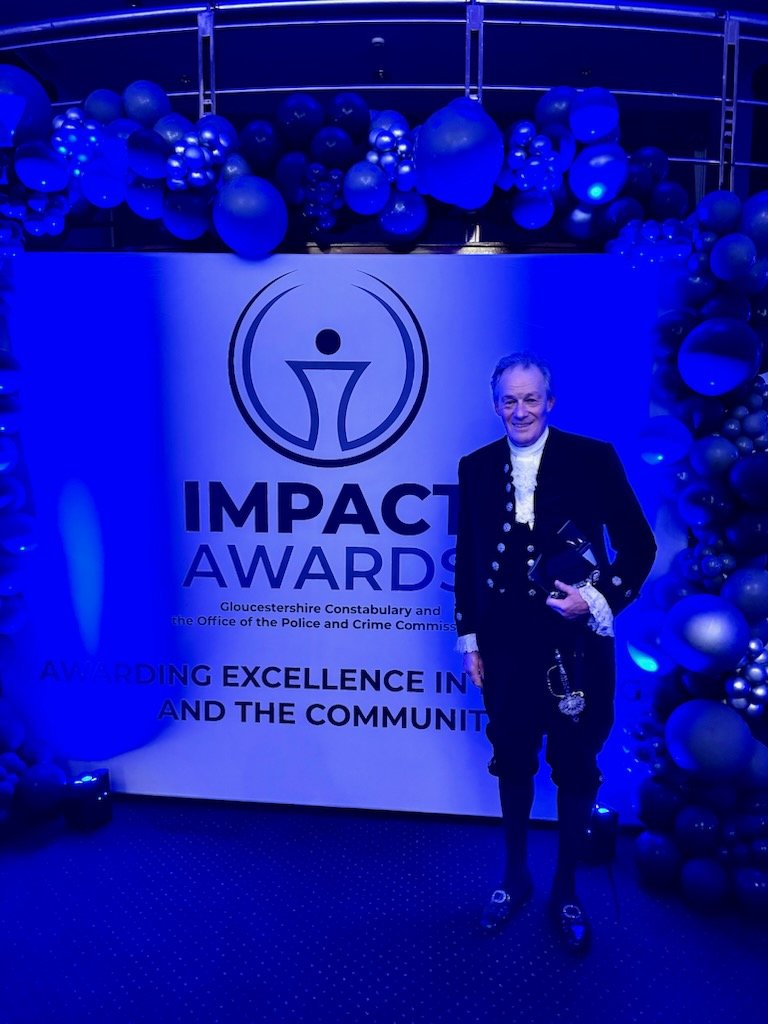 Greatly honoured to be at the Gloucestershire Police Impact Awards last night. Incredibly brave and dedicated Police were given Awards, deservedly applauded by their families.