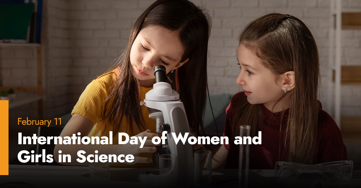 Celebrating International Day of Women and Girls in Science 👩‍🔬⚛️ Let's take a moment to acknowledge the relevance of Equality and Diversity in Science, and the importance of empowering and encouraging the new generations to embark on the amazing world of Science & Technology ✨