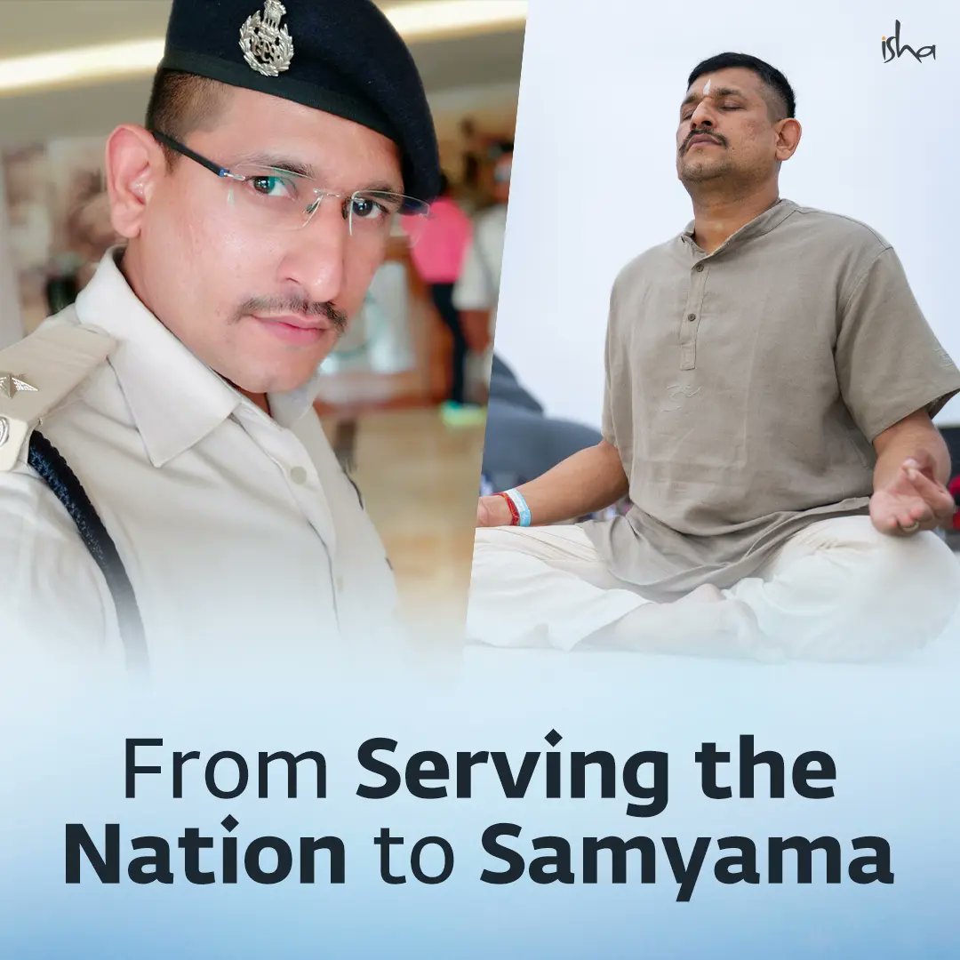 ishafoundation's tweet photo. Abhinav Upadhyay shares the profound impact that Sadhguru has had on his life. He shares his journey from the budding transformation he experienced in Inner Engineering to the piercing clarity of Samyama. He reflects on how what was once merely spiritual talk, has now become a profound living reality.