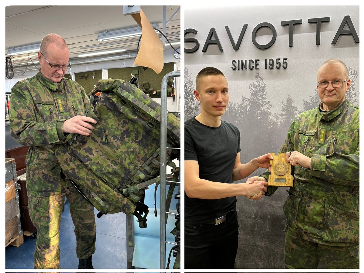 mikkoheiskanen's tweet image. #Savotta on toimittanut meille @Puolustusvoimat majoitteita ja kantolaitteita yli 60 vuotta. Tuotekehitys elää ajassa ja vastaa vaativien asiakkaiden tarpeita, laadusta tinkimättä.