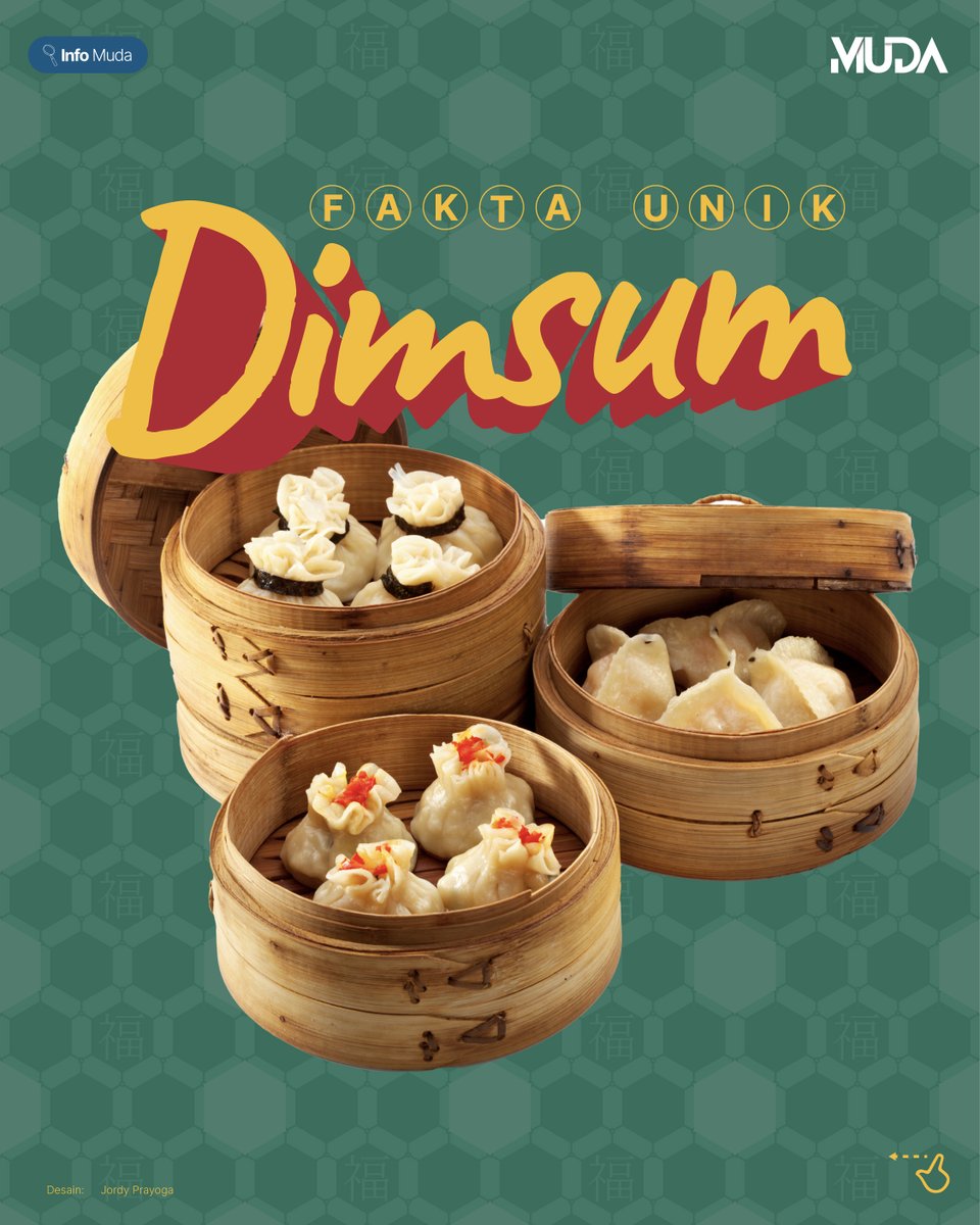 kompasmuda's tweet image. Siapa yang suka makan dimsum?🥟
Ada fakta unik tentang dimsum. Mimin mau cerita-cerita, nih...

#InfoMuda #Imlek2024 #TahunBaruImlek