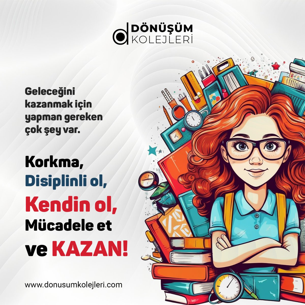 Geleceğini kazanmak için kendin ol. Disiplinli ol ve mücadeleden vazgeçme. Başaracaksın!

#dönüşüm #dönüşümkoleji #eğitim #özelokul #kendinol #başarı