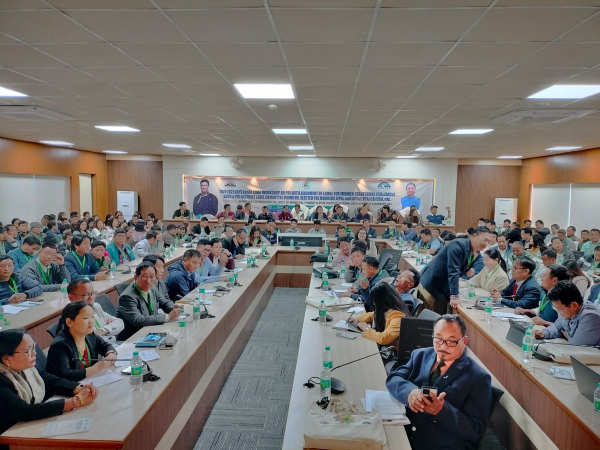 mopr_goi's tweet photo. Over two enriching days on 8 – 9 February 2024, participants from seven Districts in #ArunachalPradesh under Zone-II came together for a transformative workshop aligning #PanchayatDevelopmentIndex (#PDI) with Localisation of Sustainable Development Goals (#LSDGs). Some glimpses: https://t.co/BS5nDnLm3p