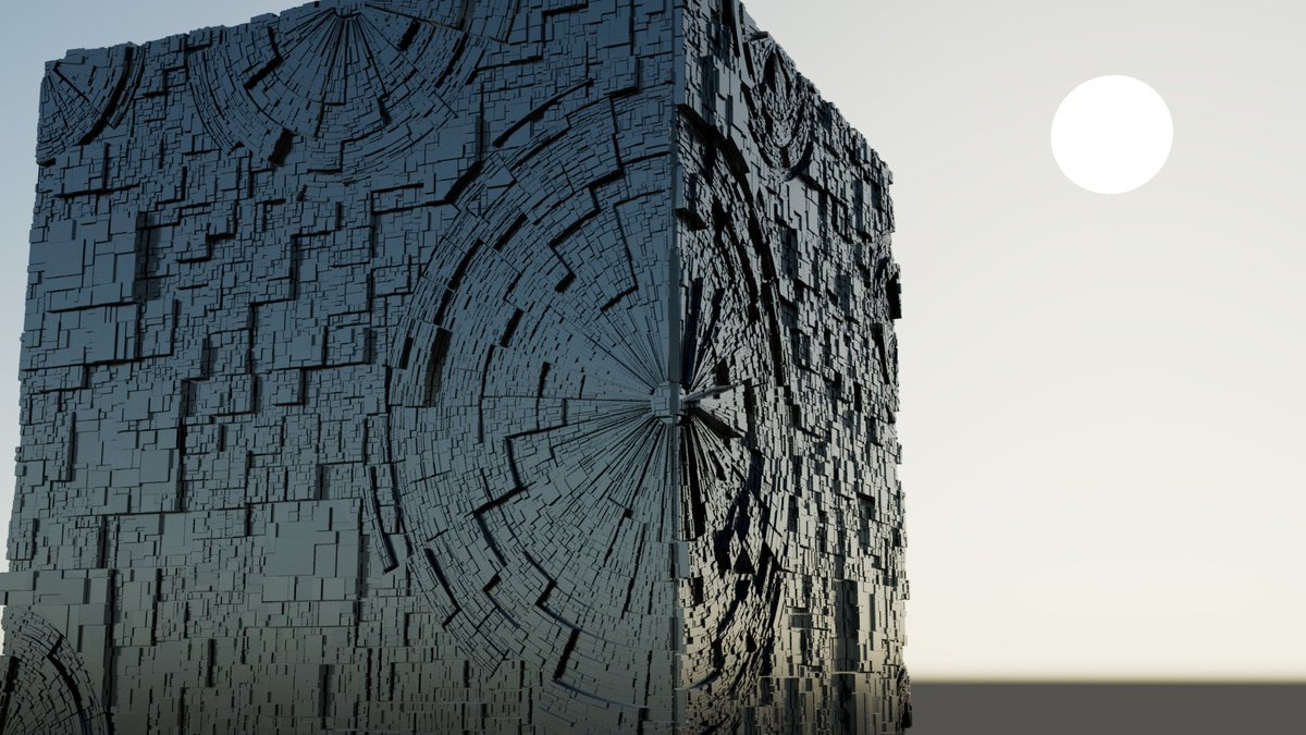 ryota_vfx's tweet photo. Sci-Fi Cube作成中。karma physical skyの色合いが良い https://t.co/8CY1uTx8Wd