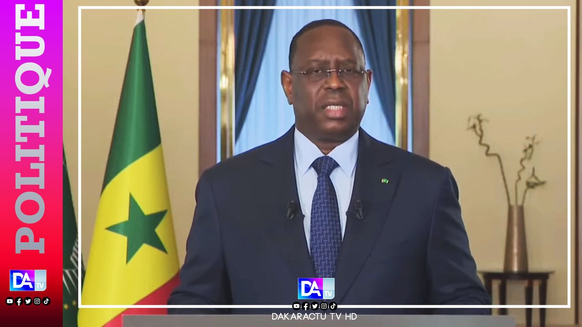 dakaractu's tweet photo. Macky Sall: « Je ne cherche absolument rien d’autre que laisser un pays dans la paix et la stabilité » https://t.co/w3BC9ZHLqO https://t.co/x8PToVcaWG