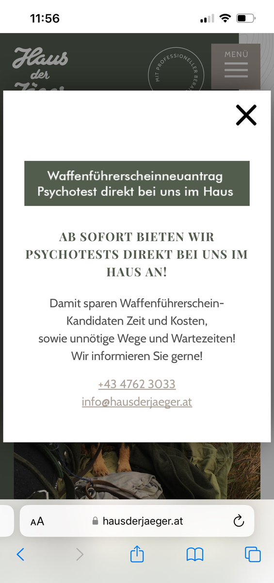 Ist das eine gute Idee? Den „Psychotest“ direkt in einem Waffengeschäft abzulegen? 🤔