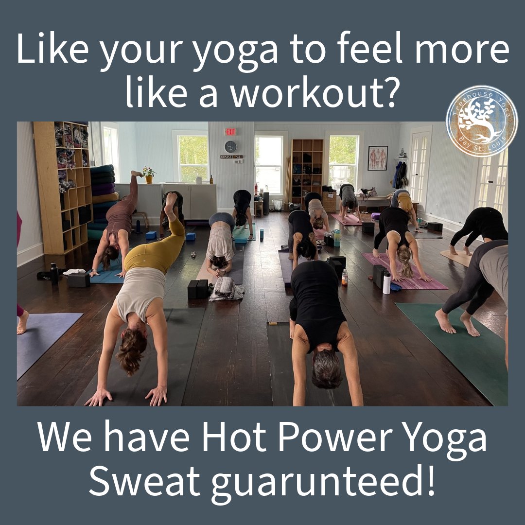 Three times a week, we break a sweat with Hot Power Yoga. Join us on Monday or Tuesday nights at 6:15 pm or Monday mornings at 6:15 am for a 45-minute class.