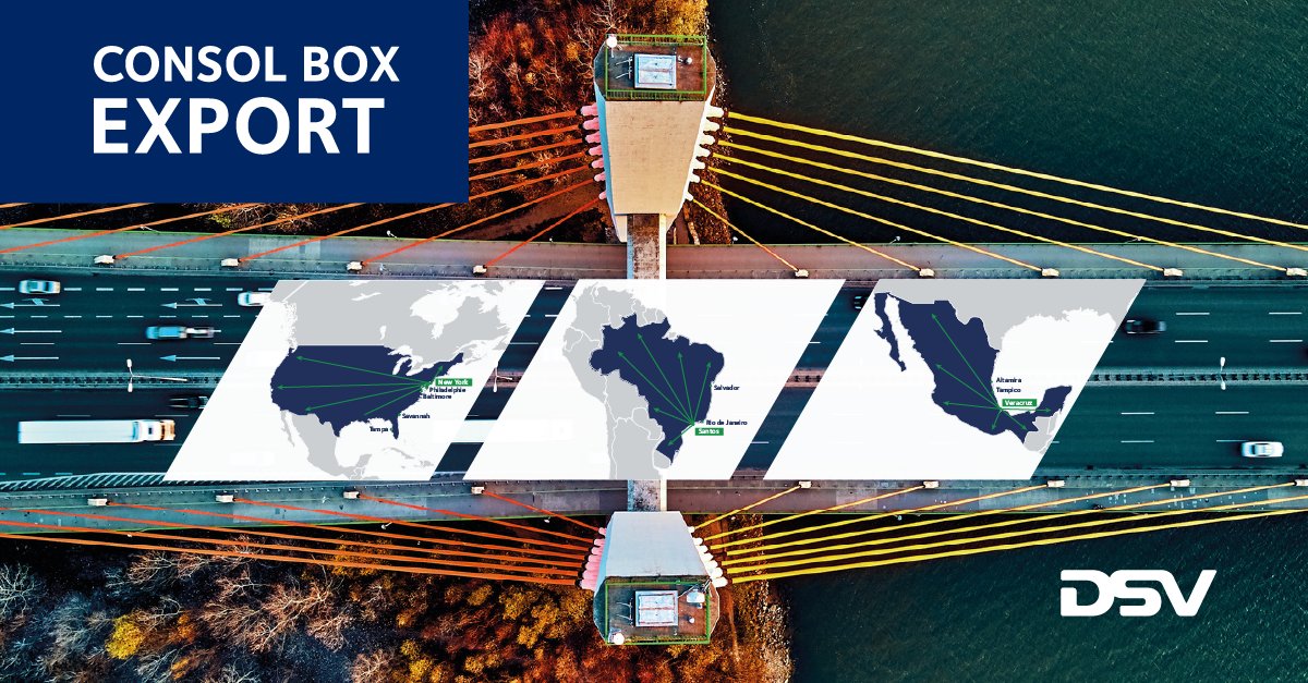 DSV_FR's tweet photo. Nos nouvelles consol-box DSV Air and Sea vous permettent d'exporter vers New York, Santos, ou Veracruz, au départ du Havre, et ce, de façon hebdomadaire.

Pour en savoir plus sur vos "schedules" https://t.co/uy9dNc9QQB 

#Sea #Maritime #Export https://t.co/zPwoa5tZzO
