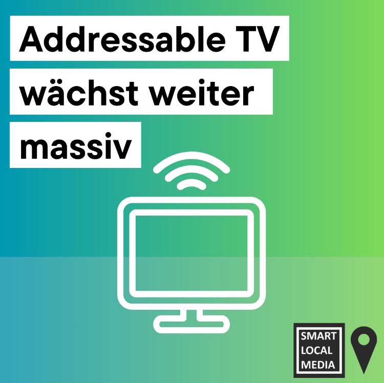 smartlocalmedi1's tweet photo. #AddressableTV - ein muss in jedem #Mediaplan.

Alle Infos: https://t.co/HVGxnXCtZC

Möchtet ihr mehr über die Möglichkeiten erfahren? Let's TALK!

Rainer Wangerin - Addressable TV Spezialist
📲 +49 176 85021005
📧 rainer.wangerin@smartlocalmedia.de

#smartlocalmedia  #smarttv https://t.co/OZlFh2Cf4n