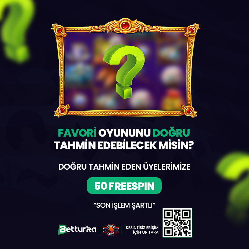 👑 BETTURKA  #ETKİNLİK

😍 Favori oyununu doğru tahmin eden üyelerimize 
5⃣0⃣ #FREESPIN hediye

⚡️Yorumlara  #BetTurka etiketi ile tahminlerinizi yazmayı unutmayın

✅ @betturkaglobal + @betturkasosyal
 hesaplarımızı takip etmeyi
✅Formu doldurmayı :  t.ly/BetTurkaEtkinl… 
✅