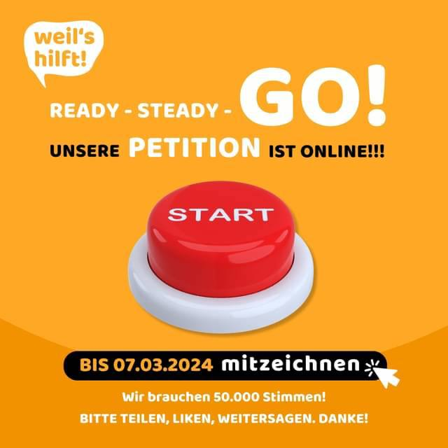 '#Teamwork ist mal wieder gefragt und zeigen wir, wie gut wir darin sind. Danke für jeden, der Unterzeichnet und teilt. 
🔺
‼️⏱ 50.000 STIMMEN BIS ZUM 07.03.2024!! 

Die Bundestagspetition zum Erhalt von Homöopathie als Kassenleistung ist ONLINE und kann ab jetzt unterzeichnet