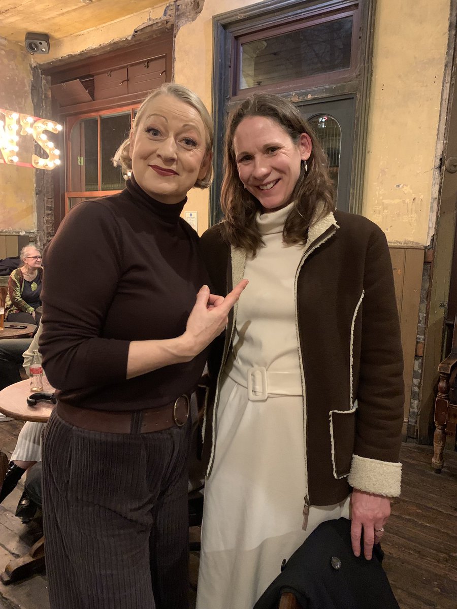 Amazing to have Gertrude Lawrence’s Great Granddaughter in the audience last night @WiltonMusicHall Such a huge honour to meet her.