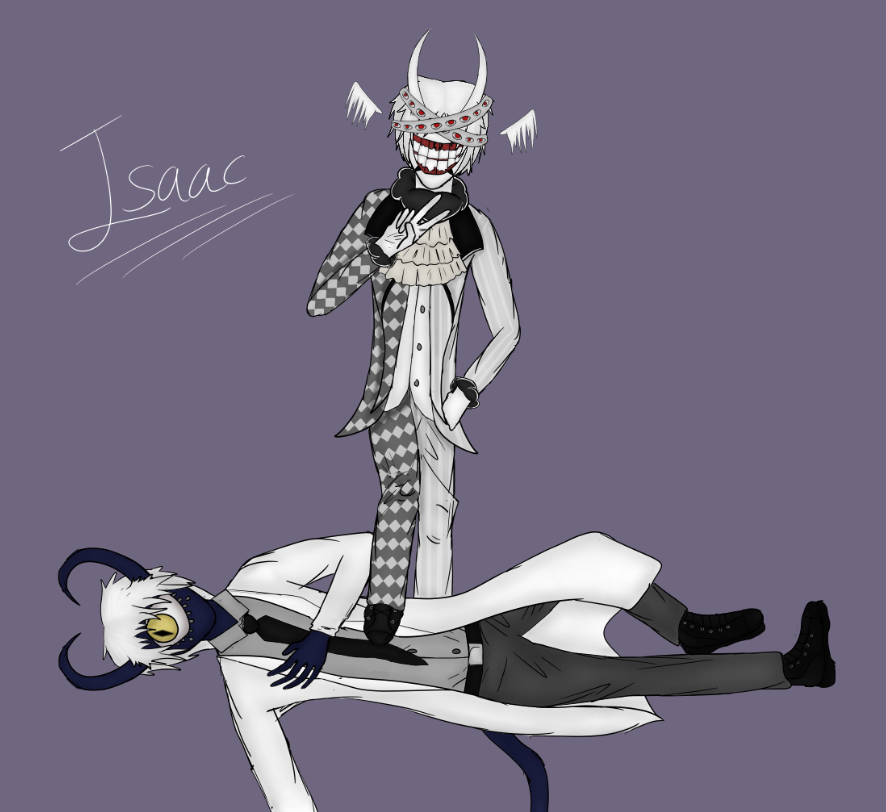 IsaacsEyeball's tweet photo. I drew these little silly brothers and I love it (#artmoots?) #art #artist #drawing #oc #ocdrawing #demonoc #ocart #demondrawing https://t.co/kZVS5FmtfR