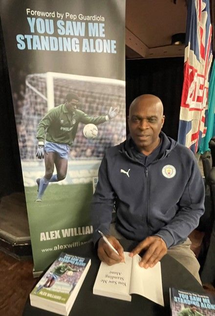 alexwilliamsbook (@alexwilliamsmbe) on Twitter photo Alex Williams will be at <a href="/MaryDsBar/">Mary ds</a> opposite the Etihad after City’s game with Everton on Saturday.
Call in and say hello and he’ll sign his autobiography, priced £15, if required.
<a href="/ManCity/">Manchester City</a> <a href="/citcmancity/">City in the Community</a>
#yousawmestandingalone #football #alexwilliamsmbe #autobiography Alex Williams will be at <a href="/MaryDsBar/">Mary ds</a> opposite the Etihad after City’s game with Everton on Saturday.
Call in and say hello and he’ll sign his autobiography, priced £15, if required.
<a href="/ManCity/">Manchester City</a> <a href="/citcmancity/">City in the Community</a>
#yousawmestandingalone #football #alexwilliamsmbe #autobiography
