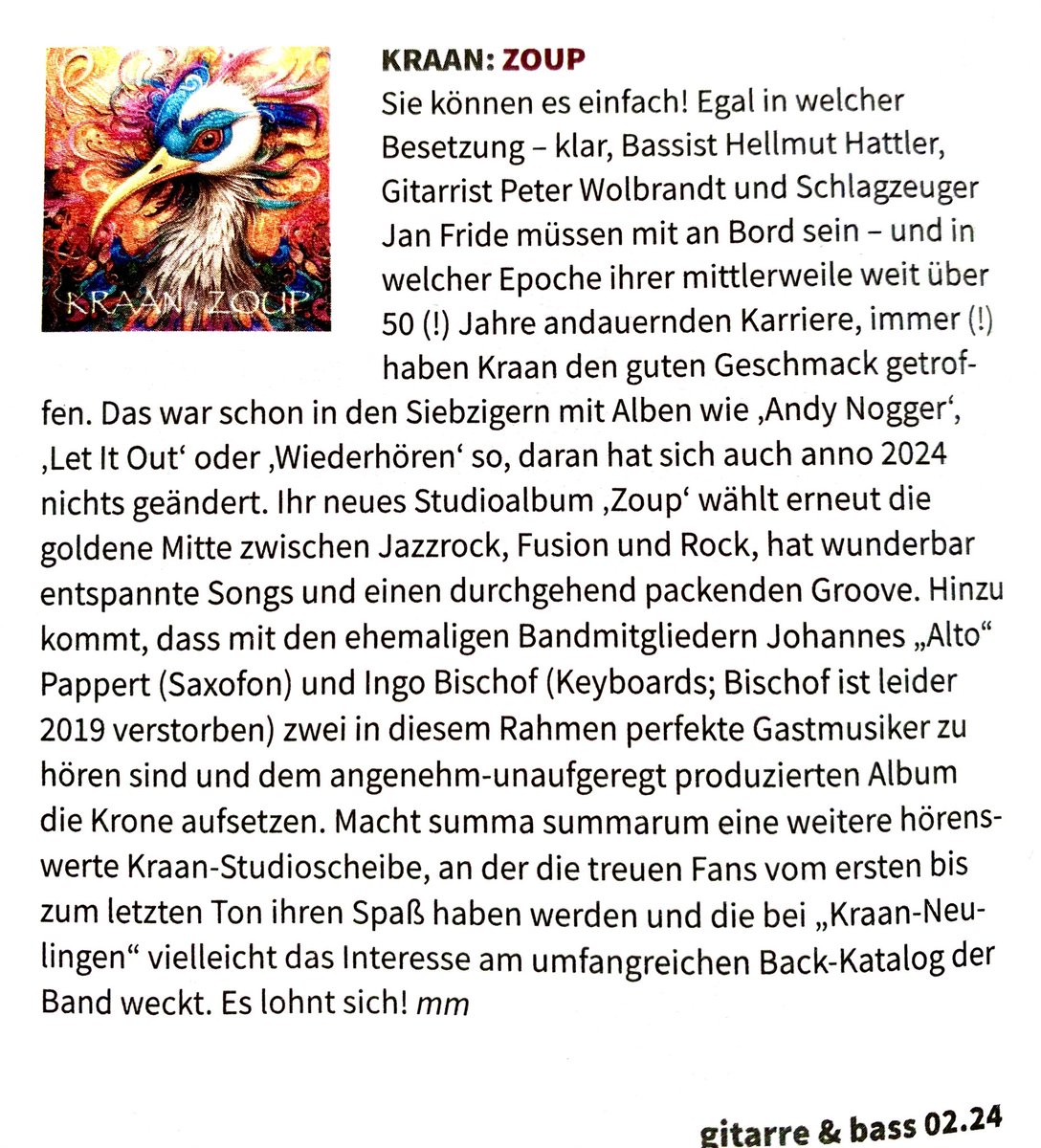 KRAAN new album review