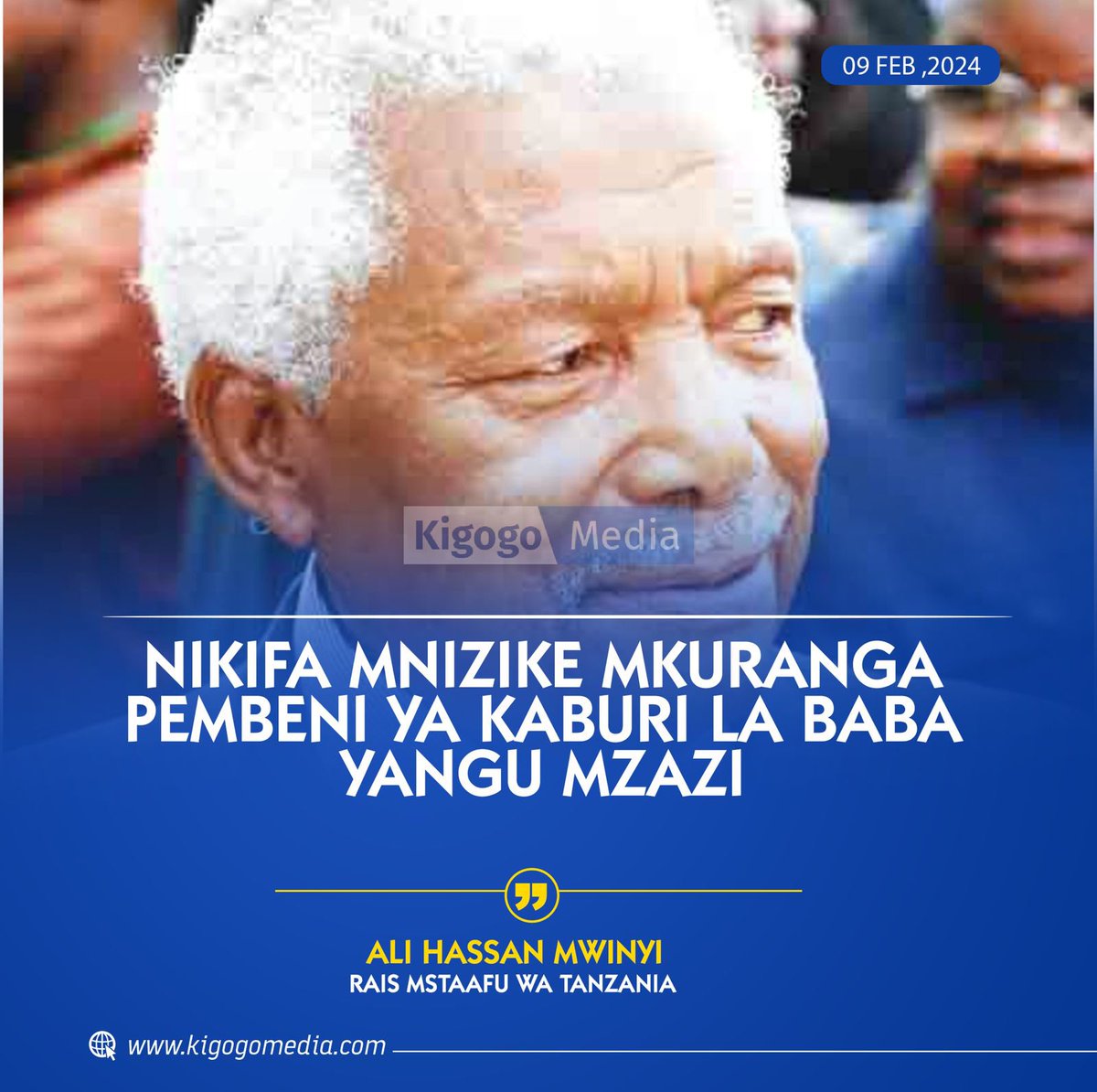 (✍🏿 na chanzo chetu ndani ya SISTIMU)

WOSIA wa Rais Mstaafu Ali Hassan Mwinyi umegeuka kuwa shubiri na pakanga kwa Rais Dokta Hussein Mwinyi na hatma ya urais wake.

Tunajulishwa kuwa muda wowote taifa litatangaziwa habari nzito sana ya simanzi lakini kikwazo ni Rais Dokta