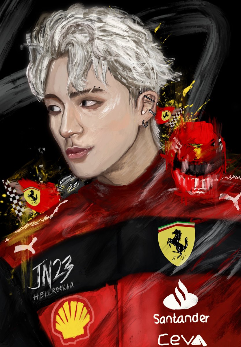 hellrock6ix's tweet photo. Just imagine if Jeno x Scuderia Ferrari F1 Team. #JENO https://t.co/CbJRS72q07