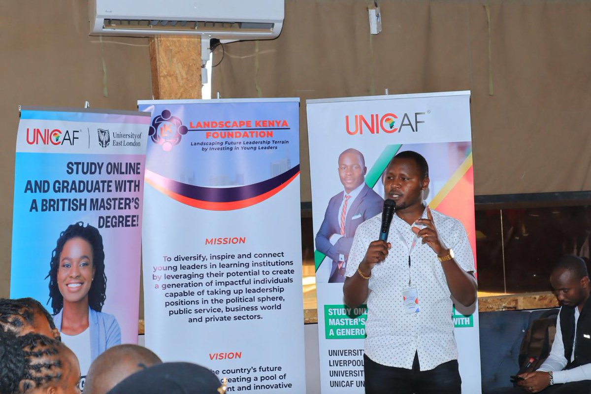 LandscapeKenya's tweet photo. Together with @UNICAForg gracing KUGEMA Leadership Summit themed "Pioneering Leadership Excellence in a Dynamic World". We are committed to fostering partnerships with like-minded organizations. Thank you UNICAF. https://t.co/aeFw2PnkN7