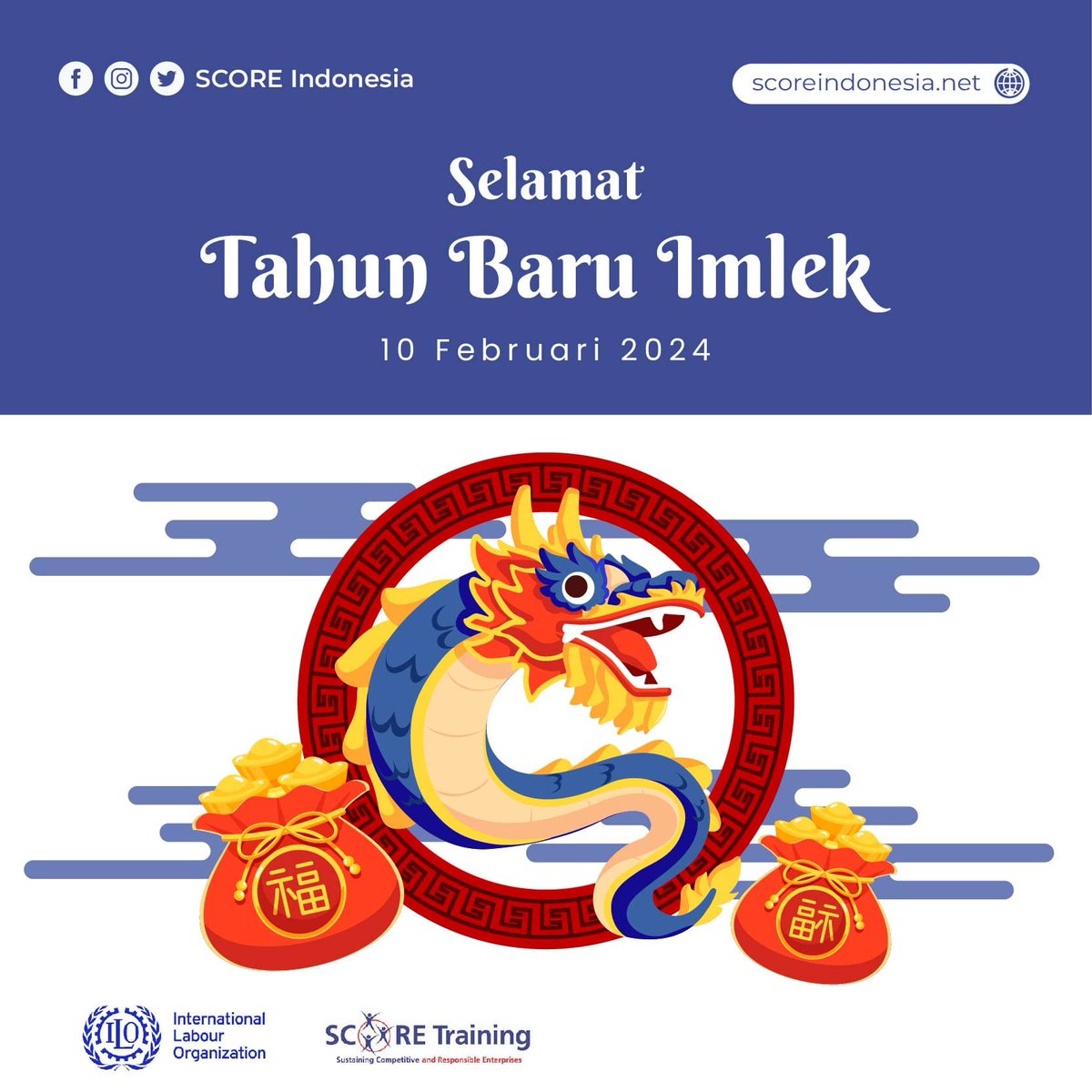 SCORE_Indonesia's tweet photo. Selamat Tahun Baru Imlek 2575 Kongzili. 
Semoga Imlek di tahun 2024 memberikan kejayaan dan kesuksesan bagi kita semua. 

#SCORETraining #SCOREIndonesia #imlek2024 #gongxifacai https://t.co/JOnwk0Aarm