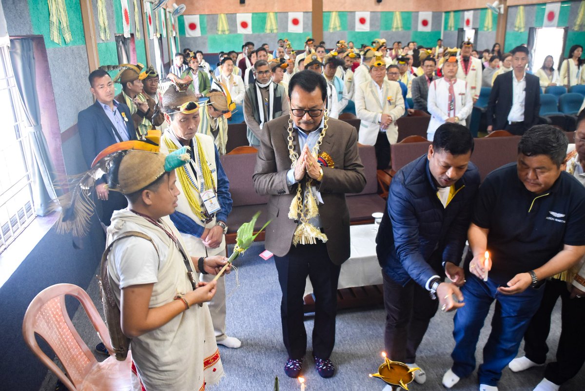 ChownaMeinBJP's tweet photo. Happy to have inaugurated the Nyishi Indigenous Art &amp; Archive-Cum-Cultural Centre in AB-Sector, Itanagar today. https://t.co/1st1IYo0BR