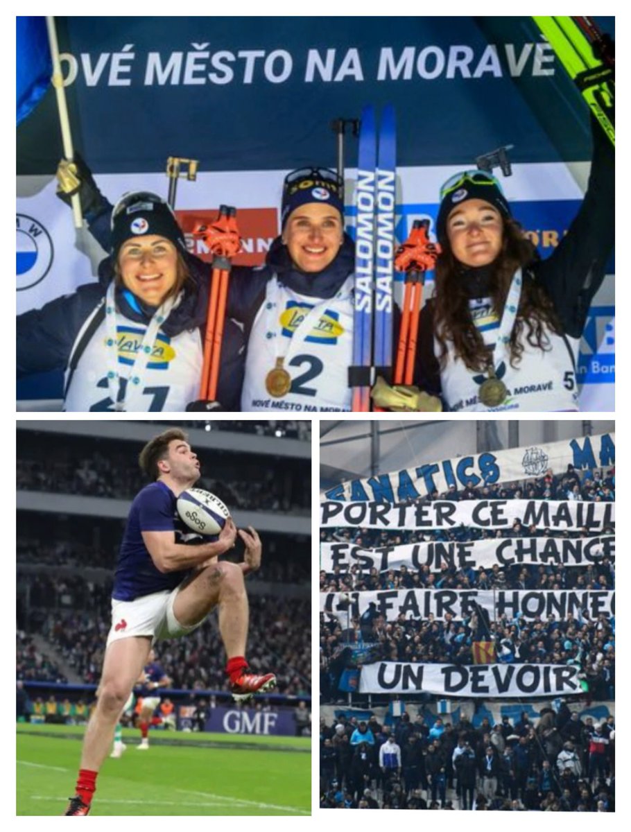 VincHardy's tweet photo. Biathlon : quadruplé historique des  Bleues. 
L1 : l'OM tenu en échec, Lens à l'affût,  derniers réglages pour le PSG avant la C1.
Rugby : rachat attendu en Ecosse.
ProD2 : Vannes et Béziers devant.
#Biathlon #NoveMesto  @martinfkde @Skippy2539 #OMMETZ #Moumbagna #RCLRCSA #PSGLOSC #ECOFRA #PROD2 @ASBHOfficiel