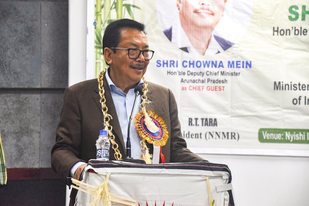 ChownaMeinBJP's tweet photo. Happy to have inaugurated the Nyishi Indigenous Art &amp; Archive-Cum-Cultural Centre in AB-Sector, Itanagar today. https://t.co/1st1IYo0BR