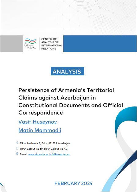 The @aircenteraz prepared a detailed analysis of #Armenian legislative documents, including the Constitution, Declaration of Independence, and other administrative acts that contain territorial claims against #Azerbaijan. aircenter.az/uploads/JrF_vY…