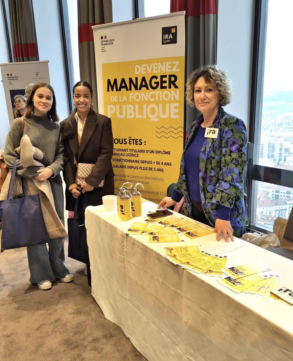 ❗️On recrute les futurs attachés ! L’IRA de Lyon présent aujourd’hui au JURIST DAY de Lyon 
#choisirleservicepublic