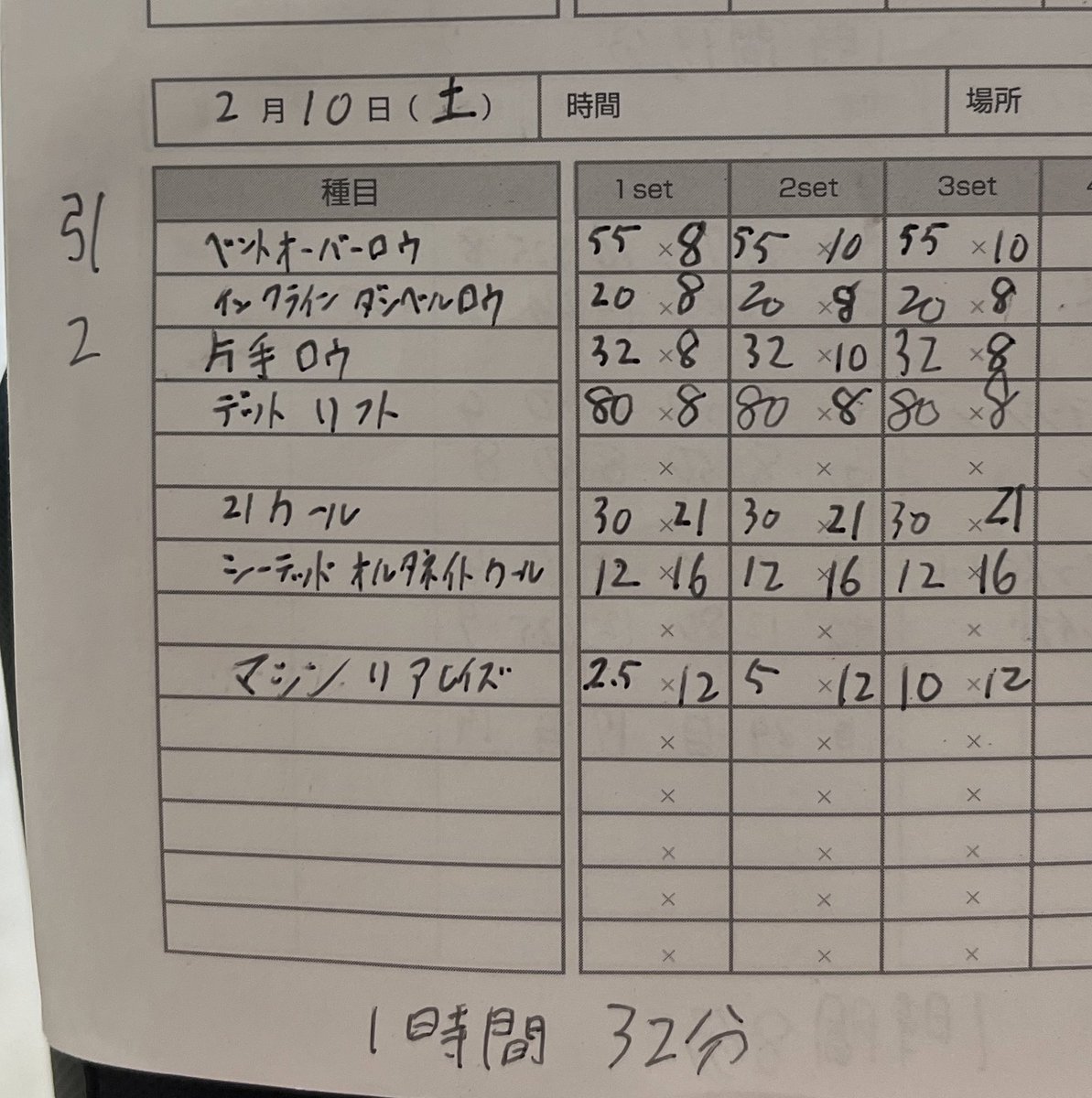 daisuke12365989's tweet photo. デットリフト難しいっすね

#デットリフト 
#筋トレ　#筋トレ男子
#筋トレ初心者
#筋トレ好きと繋がりたい https://t.co/DzNCoWZCHR