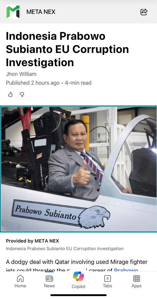 HaleyLuhooo's tweet photo. Belum Jadi Pemimpim Prabowo sudah korup triliunan...

#prabowkArogan #Paktelur #PraboroKorupsi #PrabowoGibranCurang #PrabowoTidakpunyaHati #PrabkwoPenculik #SerieDelCaribe2024 https://t.co/r4120VFcEz