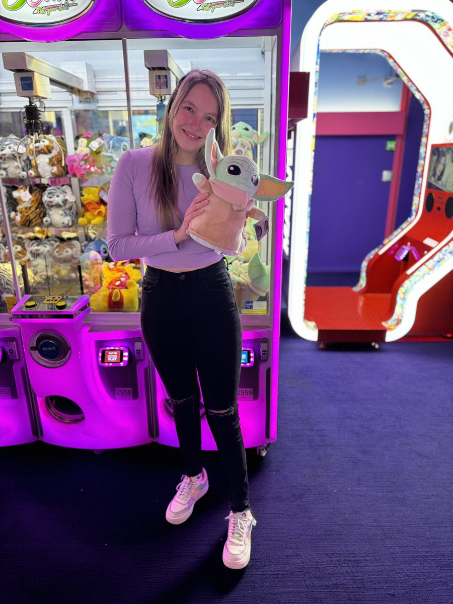 eenhoorntamara's tweet photo. Gisteren bij de launch party van gamestate now deze knuffel gewonnen!๐ฅน๐ฎ๐ซถ๐ผ #gamestate #arcade https://t.co/TeUDuurIR3
