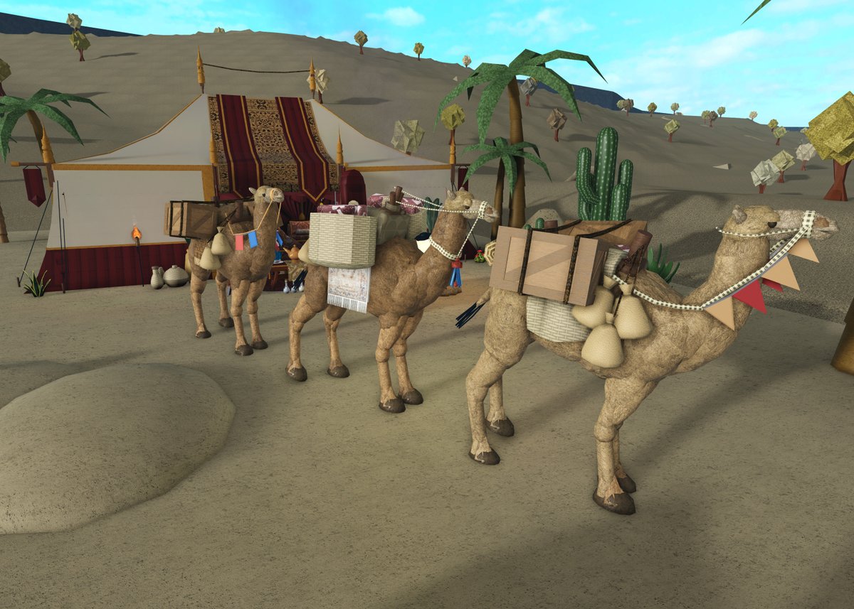 Camels:)
Hi! I made some camels and a tent for my Marocco plot

#bloxburg #ROBLOX 
<a href="/BasicallyBlxbrg/">Basically Bloxburg</a> <a href="/heybloxburg/">Welcome to Bloxburg</a>