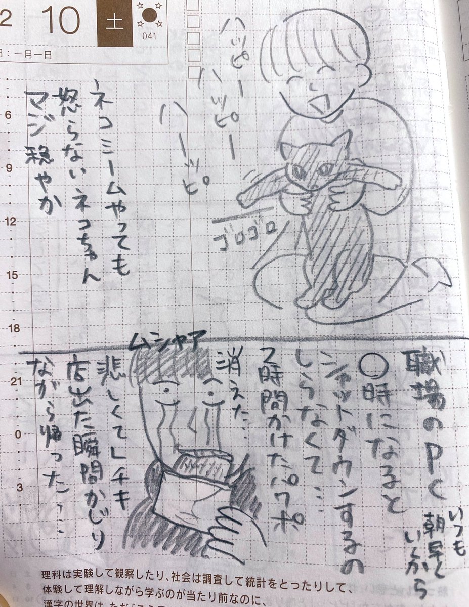 日記
普段絶対残業しないマンだから会社の人もまさか遅くまで作業すると思ってなかったようで誰にも教えられずシャットダウンしちまった 