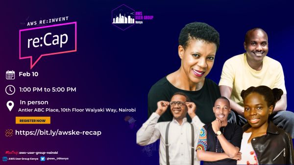 Nelly Nyadzua (@nellynyadzua) on Twitter photo Enjoying the talks on <a href="/AWSreInvent/">AWS re:Invent</a> recap by <a href="/veliswa/">nonelwa tiny i</a> , organised by the <a href="/aws_UGkenya/">AWS UserGroup Kenya</a>.
<a href="/data_alma/">Data Alma</a> #AWSRecapKE Enjoying the talks on <a href="/AWSreInvent/">AWS re:Invent</a> recap by <a href="/veliswa/">nonelwa tiny i</a> , organised by the <a href="/aws_UGkenya/">AWS UserGroup Kenya</a>.
<a href="/data_alma/">Data Alma</a> #AWSRecapKE