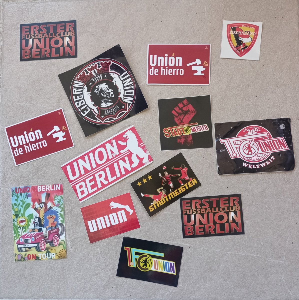 Las pegatinas son esenciales en el día a día del Union y por ello queremos compartirlas con vosotros 

Entre los seguidores que compartan este tuit sortearemos 3 lotes de 25 para llevar el sentimiento Eisern a cualquier rincón del mundo. ¡Consigue el tuyo! 💪🏼