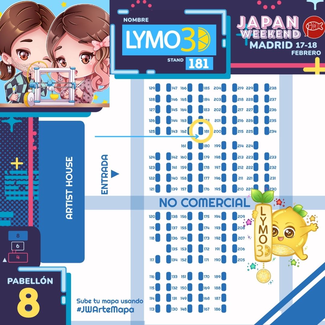 ¡Te esperamos en Japan Weekend Madrid! 17-18 FEBRERO✨

Ubicación: PAVIELLON 8, ZONA NO COMERCIAL, STAND 181

¿Vendrás a vernos?🤩🥳

#JWArteMapa  #JWArte