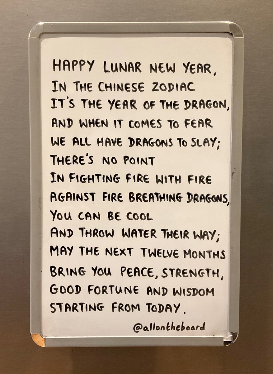allontheboard's tweet photo. May the next twelve months bring you peace, strength, good fortune and wisdom starting from today. 

#LunarNewYear #ChineseNewYear #YearOfTheDragon https://t.co/0V2Rl4pCKZ